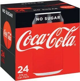 Coles Coca-Cola Soft Drink 24x375mL offer