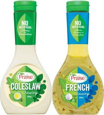Coles Praise Dressing 330mL offer