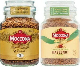 Coles Moccona Classic Freeze Dried Coffee 100g or Flavoured Coffee 95g offer