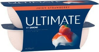 Coles Danone Ultimate Yoghurt 4x115g offer