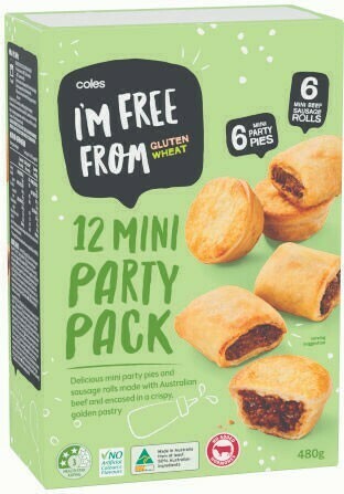 Coles Coles I’m Free From Party Pack 480g offer