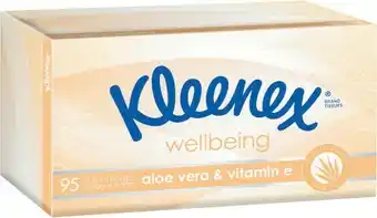 Coles Kleenex 3 Ply Wellbeing Facial Tissues 85 Pack-95 Pack offer