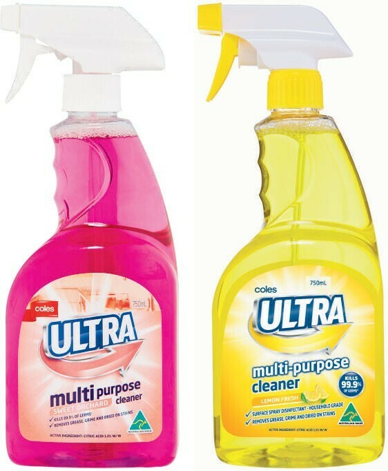 Coles Ultra Multipurpose Cleaner 750mL offer at Coles