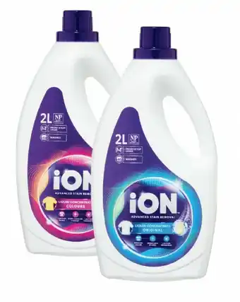 Coles iON Laundry Liquid Concentrate 2 Litre offer