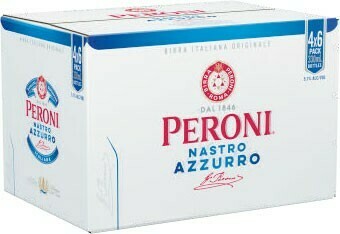 Peroni Nastro Azzurro Bottles 24x330mL