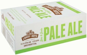 Coles Lorry Boys Pale Ale Cans 24x375mL offer