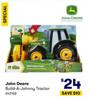 BIG W John Deere Build-A-Johnny Tractor offer