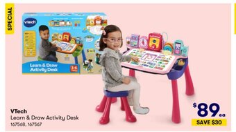 BIG W VTech Learn & Draw Activity Desk offer