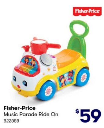 BIG W Fisher-Price Music Parade Ride On offer