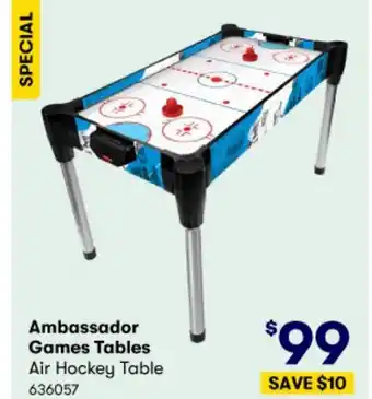 BIG W Ambassador Games Tables Air Hockey Table 636057 offer