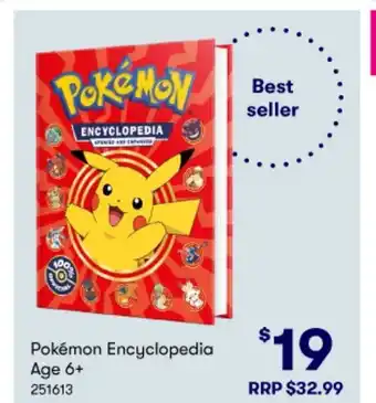 Pokémon Encyclopedia Age 6+ 2516613