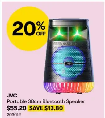 BIG W Portable 38cm Bluetooth Speaker $55.20 SAVE $13.80 offer