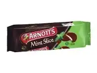 Woolworths Arnott’s Chocolate Coated Biscuit 160-250g, Wagon Wheels Mini 190g Pk 8 or Choc Scotch Finger Biscuits 250g offer