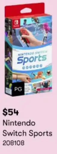 BIG W Nintendo Switch Sports 208108 offer