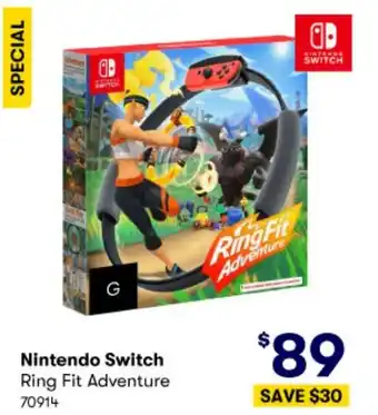 BIG W Nintendo Switch Ring Fit Adventure 70914 offer