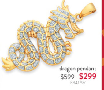 Goldmark dragon pendant offer