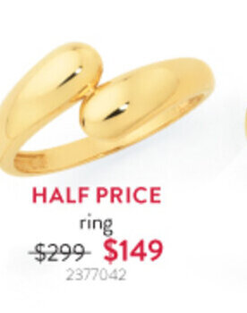 HALF PRICE ring
