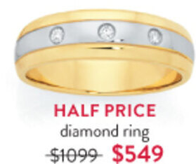 Goldmark HALF PRICE diamond ring offer
