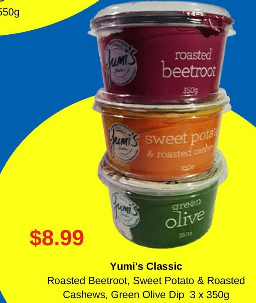 Yumi's Classic Roasted Beetroot, Sweet Potato & Roasted Cashews, Green