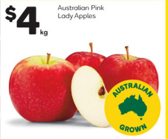 Woolworths Australian Pink Lady Apples offer