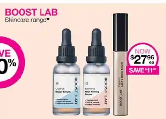 Priceline BOOST LAB Skincare offer