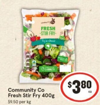 IGA Community Co Fresh Stir Fry 400g offer