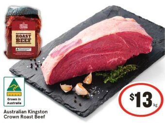 IGA Australian Kingston Crown Roast Beef offer