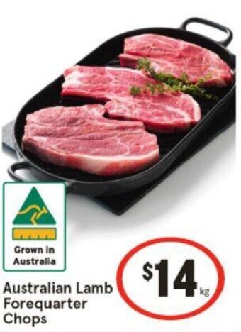 IGA Australian Lamb Forequarter Chops offer