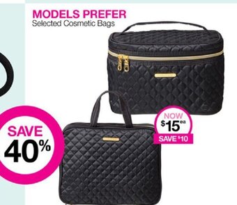 Priceline MODELS PREFER Cosmetic Bags offer