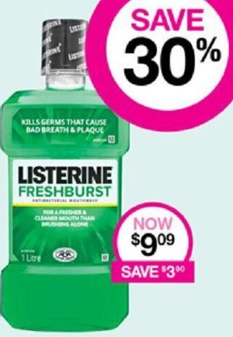 Priceline LISTERINE FRESHBURST offer