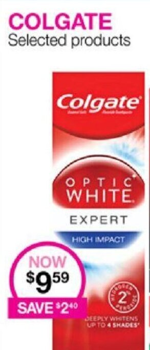 Priceline COLGATE OPTIC WHITE offer