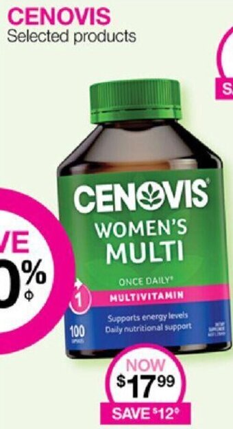 Priceline CENOVIS WOMEN'S MULTI offer