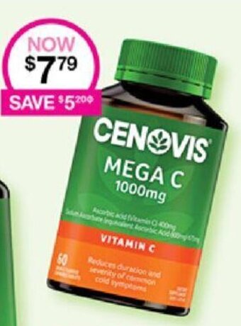 Priceline CENOVIS MEGA C 1000mg offer