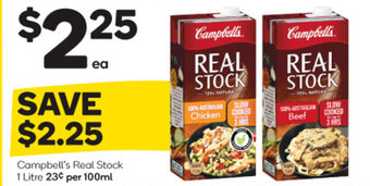 Campbell's Real Stock 1 Litre