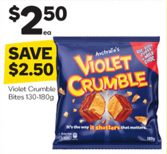Violet Crumble Bites 130-180g
