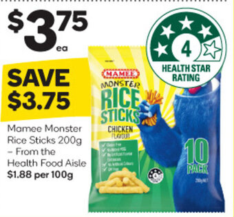 Mamee Monster Rice Sticks 200g