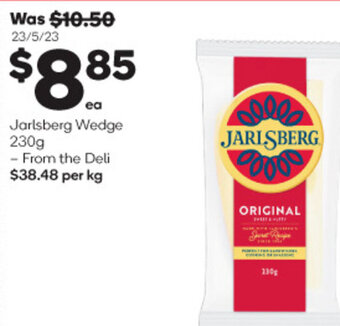 Woolworths Jarlsberg Wedge 230g offer
