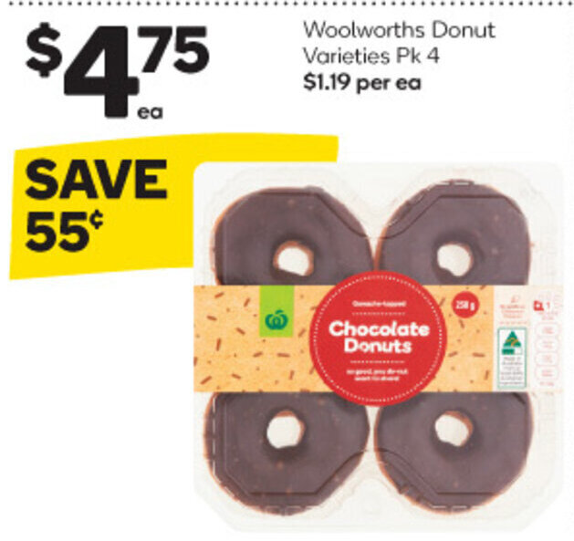 Woolworths Donut Varieties offer at Woolworths