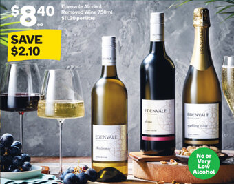 Woolworths Edenvale Alcohol Removed Wine 750ml offer