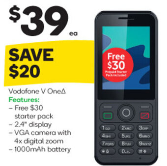 Woolworths Vodofone V One offer