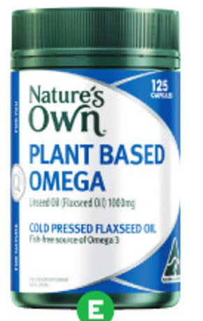 Nature's Own Plant Based Omega Capsules