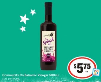 IGA Community Co Balsamic Vinegar 500mL offer
