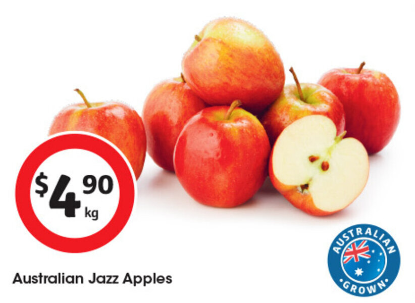 Australian Jazz Apples offer at Coles