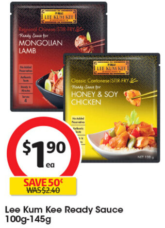 Coles Lee Kum Kee Ready Sauce 100g-145g offer