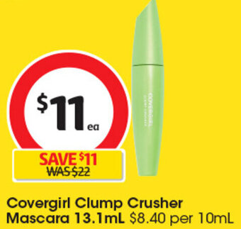 Coles Covergirl Clump Crusher Mascara 13.1mL offer
