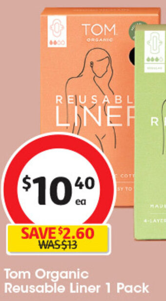 Tom Organic Reusable Liner 1 Pack