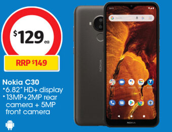Coles Nokia C30 offer