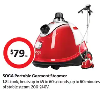 Coles SOGA Portable Garment Steamer offer