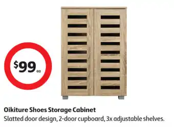 Coles Oikiture Shoes Storage Cabinet offer