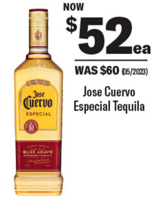 Coles Jose Cuervo Especial Tequila offer